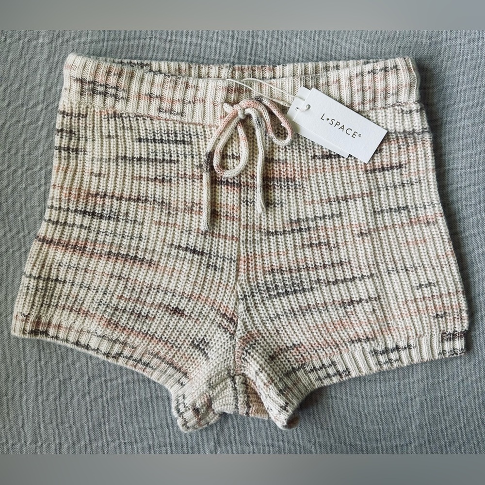 L*Space Layla Sweater Knit Shorts New - Picture 4 of 8